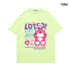 Áo Thun Tay Ngắn Gấu Lotso Great Most 1394 Cotton 75% Form Rộng Unisex