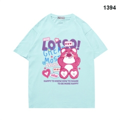 Áo Thun Tay Ngắn Gấu Lotso Great Most 1394 Cotton 75% Form Rộng Unisex