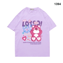 Áo Thun Tay Ngắn Gấu Lotso Great Most 1394 Cotton 75% Form Rộng Unisex