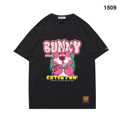 Áo Thun Tay Ngắn Gấu Lotso Bunny 1509 Cotton 75% Form Rộng Unisex