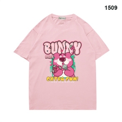 Áo Thun Tay Ngắn Gấu Lotso Bunny 1509 Cotton 75% Form Rộng Unisex