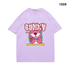 Áo Thun Tay Ngắn Gấu Lotso Bunny 1509 Cotton 75% Form Rộng Unisex