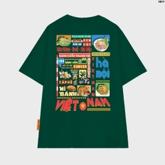 Áo thun tay lỡ HY KOREA Hà Nội Việt Nam 1611 form rộng unisex