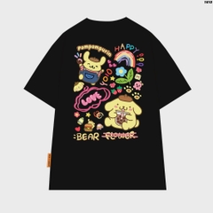 Áo thun tay lỡ HY KOREA Pompompurin Love 1610 form rộng dễ thương