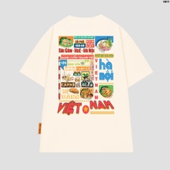 Áo thun tay lỡ HY KOREA Hà Nội Việt Nam 1611 form rộng unisex