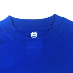 Áo Thun Nam Nữ HY KOREA Cotton 100 Tay Lỡ BearCandie Blue 1241 Form Rộng