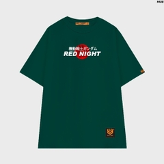 Áo thun tay lỡ unisex Red Night 1428 nam nữ form rộng