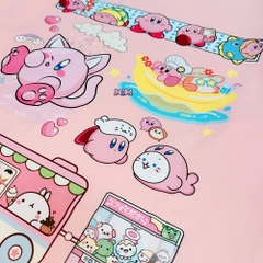 Áo thun tay lỡ HY KOREA Kirby Xe Kem 1465 form rộng unisex