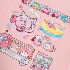 Áo thun tay lỡ HY KOREA Kirby Xe Kem 1465 form rộng unisex
