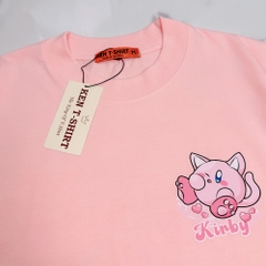 Áo thun tay lỡ HY KOREA Kirby Xe Kem 1465 form rộng unisex