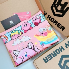 Áo thun tay lỡ HY KOREA Kirby Xe Kem 1465 form rộng unisex