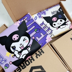 Áo thun tay lỡ HY KOREA Thỏ Kuromi dọc 1467 form rộng unisex