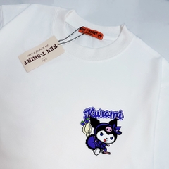Áo thun tay lỡ HY KOREA Thỏ Kuromi Nice 1466 form rộng unisex