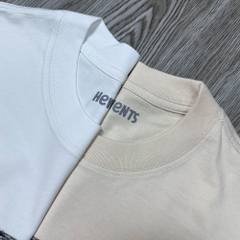 Áo Thun Hevents Cotton 100% Co giãn 2 chiều thấm hút mồ hôi phom rộng tay lỡ unisex 1348