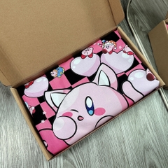 Áo thun form rộng HY KOREA KIRBY Caro 1478 tay lỡ cho nam nữ