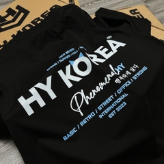 Áo thun Localbrand Basic Street EST2023 HY KOREA 1438 form rộng tay lỡ nam nữ