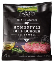 홈스타일 햄버거 패티 150G Gippsland Pure Thit bo hamburger dong lanh