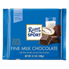 독일 리터스포트 엑스트라 밀크 100g RITTER Socola sua extra