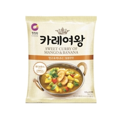 청정원 카레 여왕 망고 & 바나나 108G CJW Cari xoai chuoi