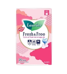 일본 로리에 프레쉬 앤 프리 날개형 생리대 20매 (인도네시아산) LAURIER Fresh Free Hong 20ps