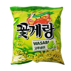 빙그레 꽃게랑 와사비 70G BINGGRAE Snack cua vi wasabi