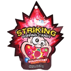 스트라이킹 팝핑캔디 딸기맛 15G STRIKING Keo no vi dau