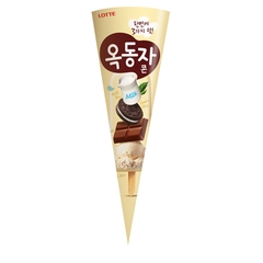 롯데 옥동자콘 160ml LOTTE Kem oc que Okdongja