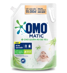 유니레버 오모 센시티브 액체세제 2.9kg OMO MATIC Nuoc giat diu nhe cho em be