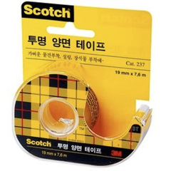 3M 스카치 투명 양면 테이프 19mm*7.6m 3M Scotch Bang dinh trong suot hai mat size to