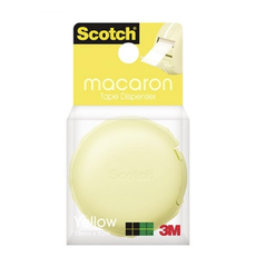 3M 스카치 마카롱 매직 테이프 YELLOW 18mm*10m 3M Bang dinh Macaroon yellow