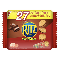 일본 나비스코 리츠 초콜릿 샌드위치 27개입 Banhh Rizt goi