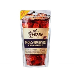 롯데칠성 칸타타 아이스 헤이즐넛 230ml LOTTE Ca phe da hoa tan Cantata Hazelnut tui