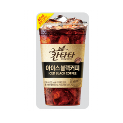 롯데칠성 칸타타 아이스 블랙커피 230ml LOTTE Ca phe den da cantata tui