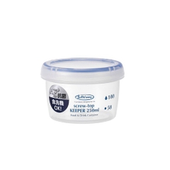 일본 플라스틱 원형 용기 (250ML) Hop nhua thuc pham tron