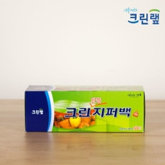 크린랩 크린지퍼백 25cmx30cm 50매 Boc thuc pham zipper