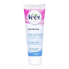 비트 제모 그림 (민감성 피부) 25G VEET Kem tay long cho da nhay cam