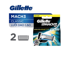 질레트 마하3 면도날 2개입 P&G GILLETTE Luoi lam mach3 hop 2 luoi