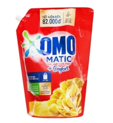 유니레버 오모 통돌이 세탁기용 컴포트향 세탁세제 팩 3.7KG OMO MATIC Comfort tinh dau cua tren tui