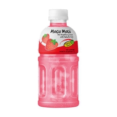 모구모구 딸기 코코넛 젤리 320ml Mogu Mogu Nuoc uong vi dau voi thach dua