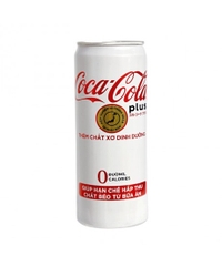 코카콜라 식이섬유 함유 콜라 330ML Coca-cola Plus lon