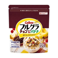 일본 가루비 후루구라 초콜릿 크런치 & 바나나 350G CALBEE Ngu coc socola