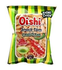 오이시 매운새우깡 그린페퍼 솔트맛 40G OISHI Snack Tom vi muoi ot xanh