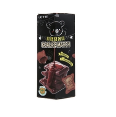 태국 롯데 코알라 마치 블랙 비터 초코 41g LOTTE Banh gau black koala bitter socola