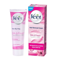 비트 제모 그림 (일반 피부) 50G VEET Kem tay long cho da thuong