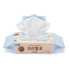 크린랲 크리멜로 소프트 물티슈 70매 Giay uot soft