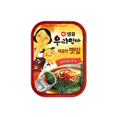 샘표 우리엄마 깻잎 매콤한맛 70g SEMPIO La vung cay