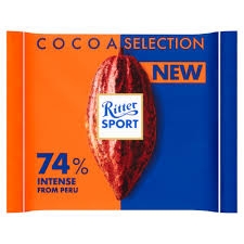 독일 리터스포트 카카오셀렉션 인텐스 74% 100g RITTER Socola den 74%cacao