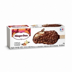 프랑스 하겐다즈 바닐라 카라멜 아몬드 싱글바 80ml HAAGEN-DAZS Kem vanilla caramel hanh nhan que