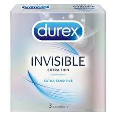 듀렉스 인비저블 엑스트라 씬 3개입 DUREX BCS INVISIBLE EXTRA THIN/SENSI 3S