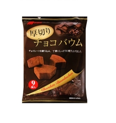 일본 마루킨 바움쿠헨 초코맛 롤케이크 225g Banh ngot cuon cat mieng vi socola Marukin Chocolate Baumkuchen 225g